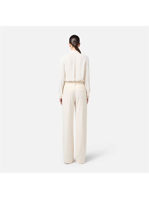 pants woman white ELISABETTA FRANCHI | PA07251E2/193